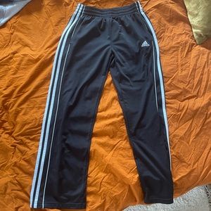 Women’s ADIDAS Track Pants, Black, White, Athletic, Size Large, Great Condition